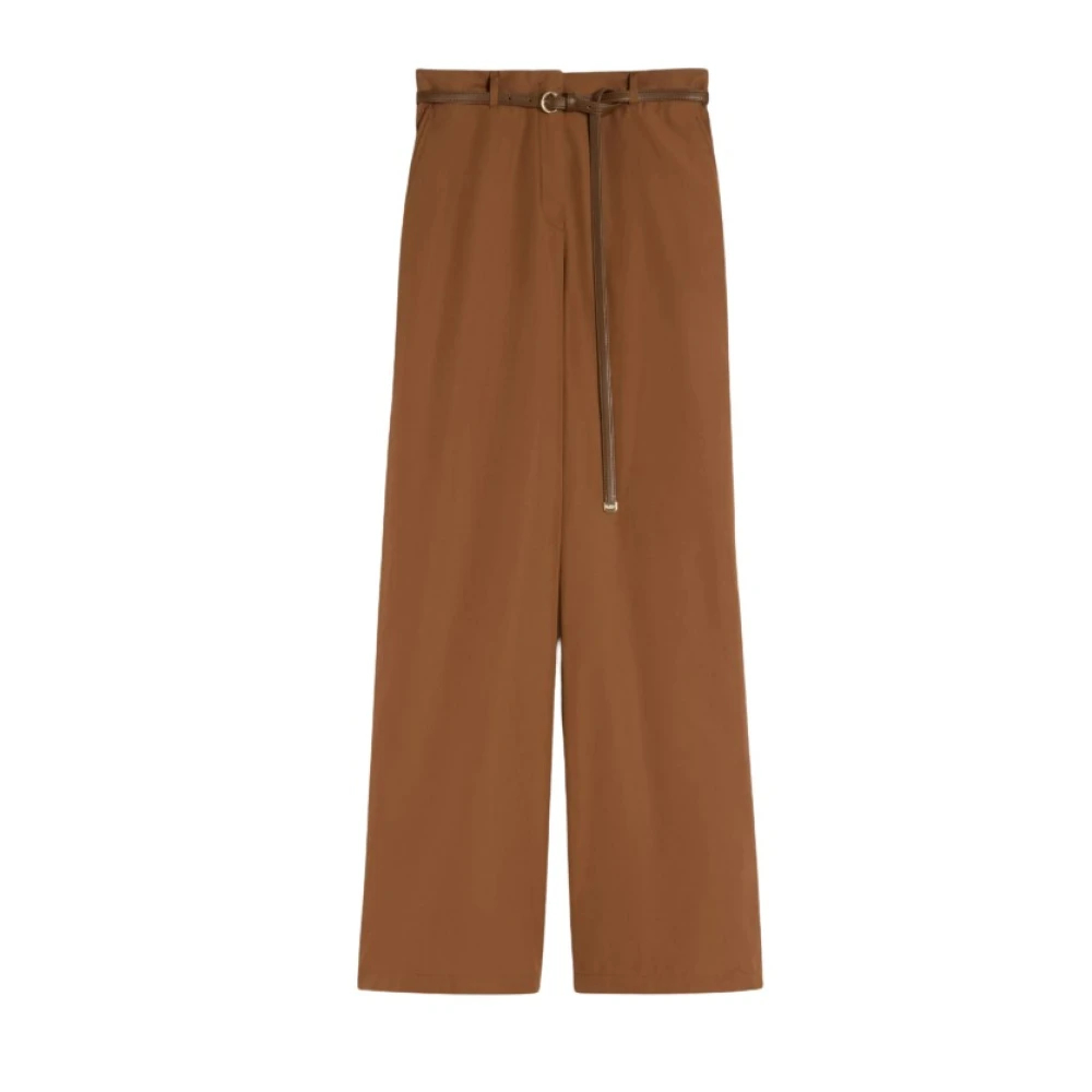 Max Mara Damen Braun - Wide Hosen - Trousers - M