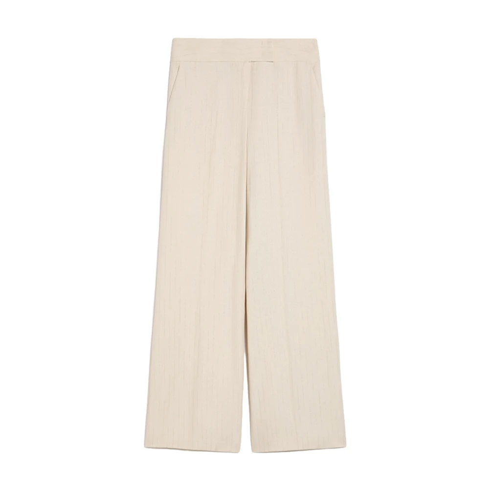 Pennyblack Damen Weiß - Pbpbautta Wide Hosen - Trousers - Xs