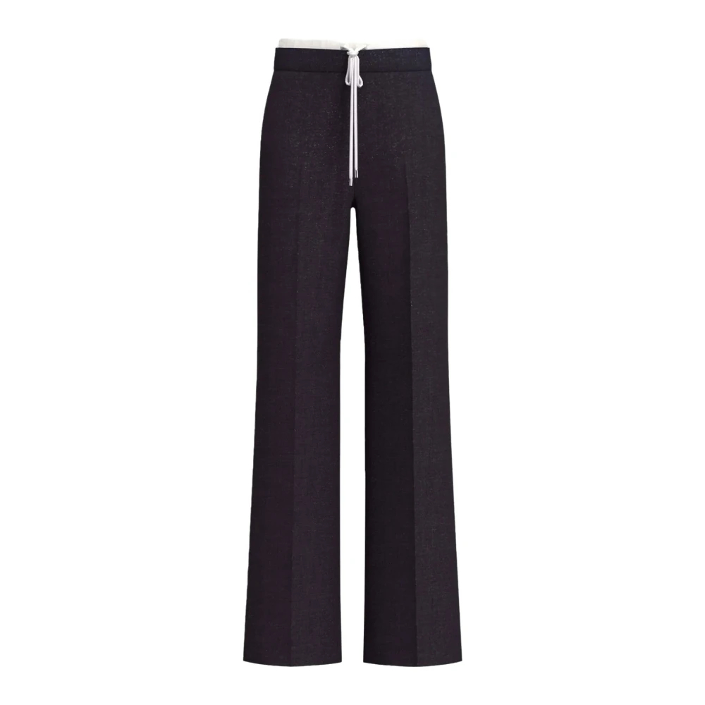 Emme Di Marella Damen Blau - Emmfetta Wide Hosen - Trousers - Xs