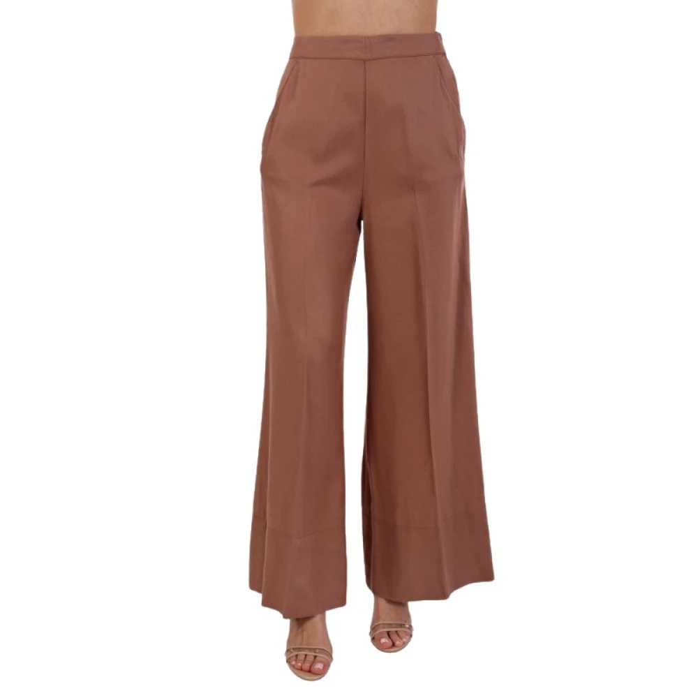Pinko Damen Braun - Weite Hosen - Trousers - Xl