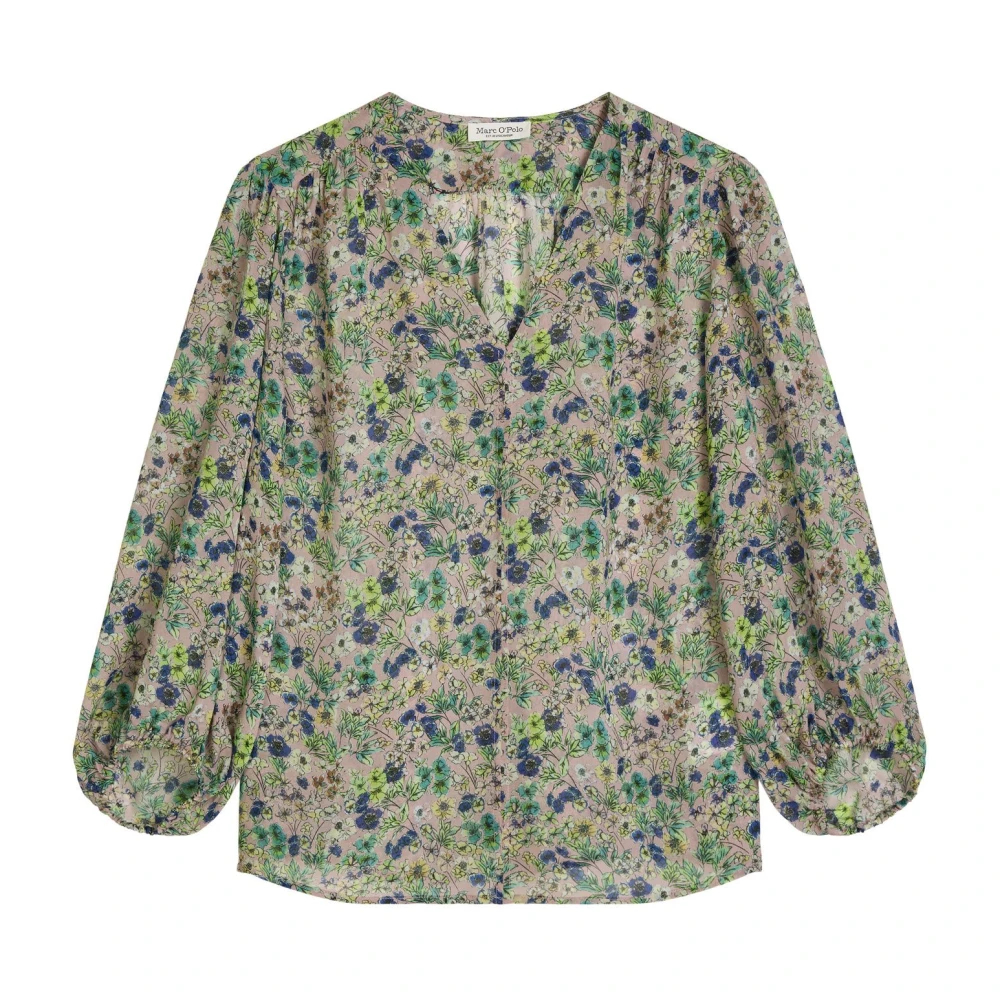 Marc O'polo Casual - Print-Bluse Relaxed Light Pink - Gr. - 38 - Bild 3