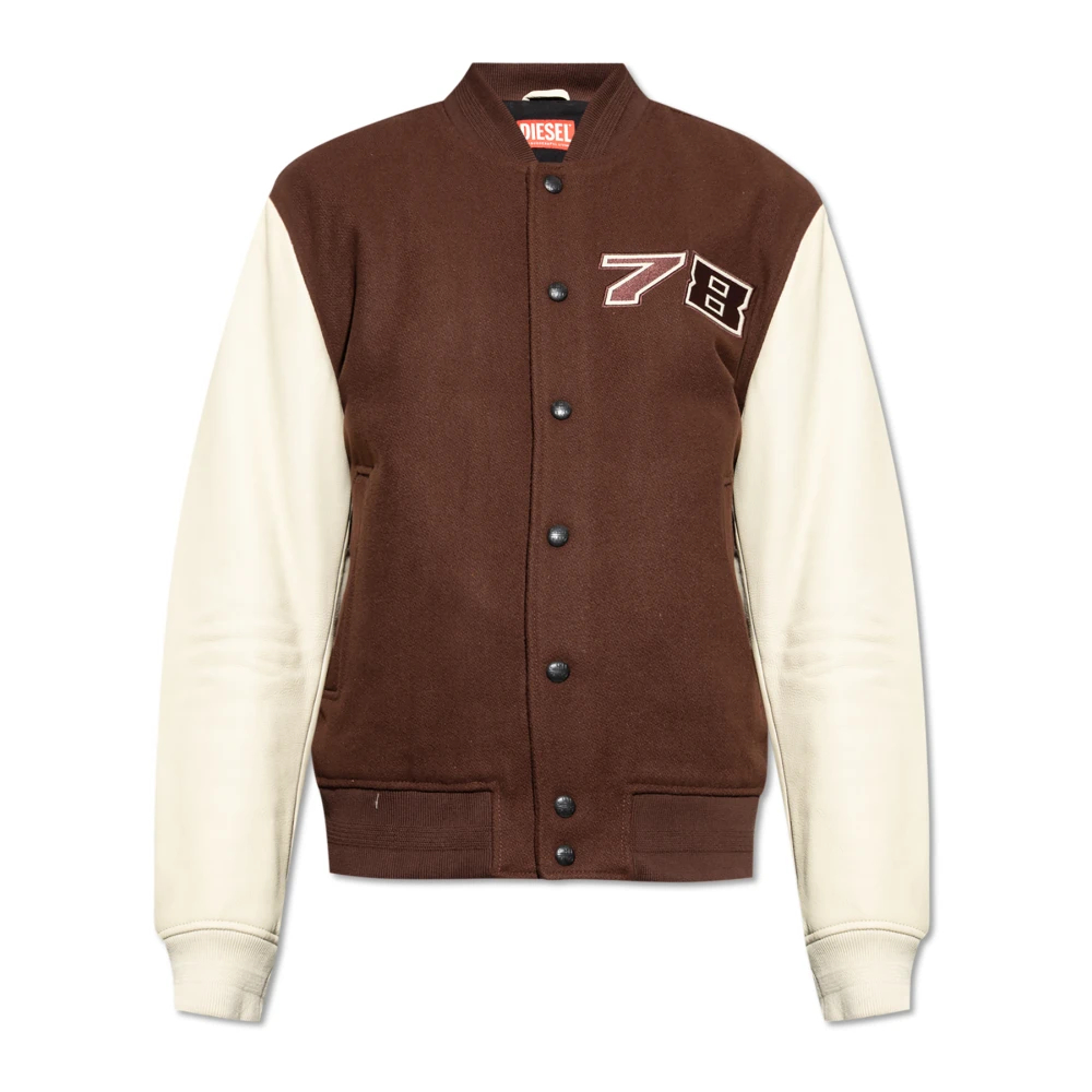 Diesel Herren Braun - Jacke L-Kopf - Jackets - S