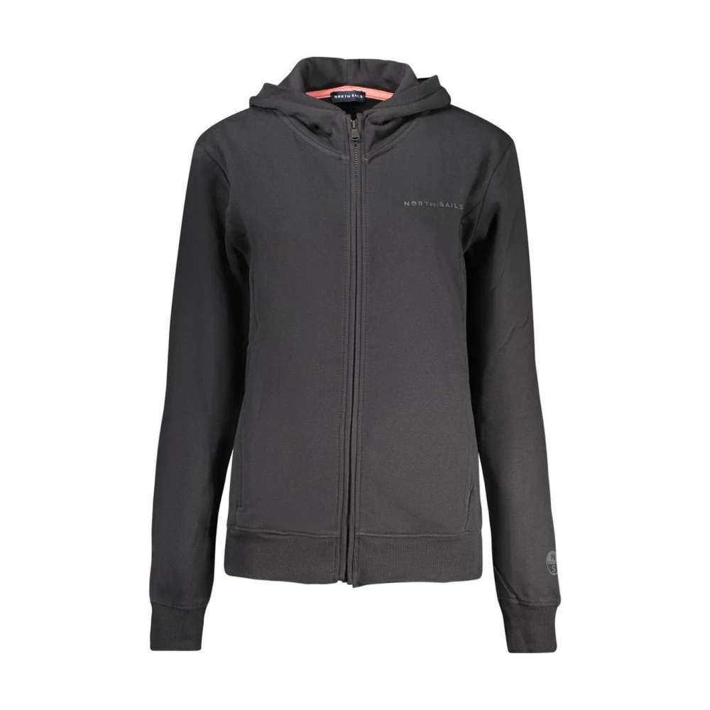 North Sails - Full-Zip-Hoodie Mit Ton-In-Ton-Logo - Sweatshirts & Hoodies - Damen - Schwarzk - Xs - Bild 7