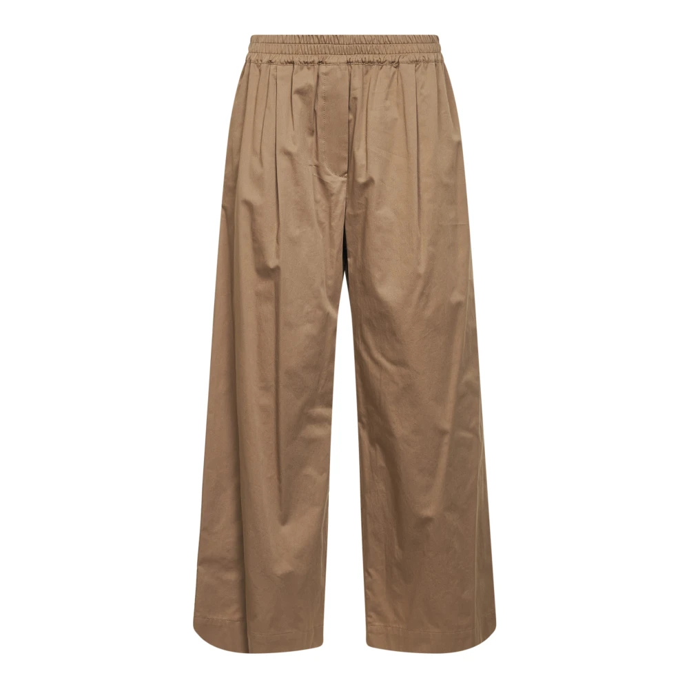 Weekend Max Mara Damen Braun - Golfo Wide Hosen - Trousers - 2XS