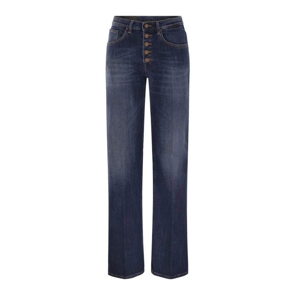Dondup Damen Blau - Jacklyn Wide-Leg Jeans - Jeans - W30