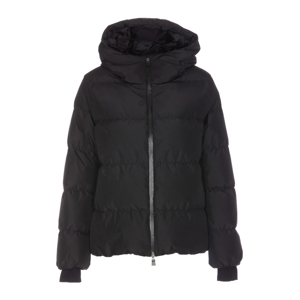Herno Damen Schwarz - E Daunenjacke Mit Reißverschluss - Jackets - K - M