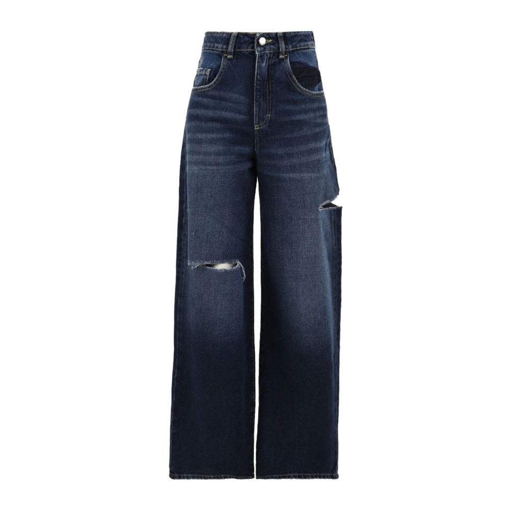 Icon Denim Damen Blau - Poppy Wide-Leg Jeans - Jeans - W26