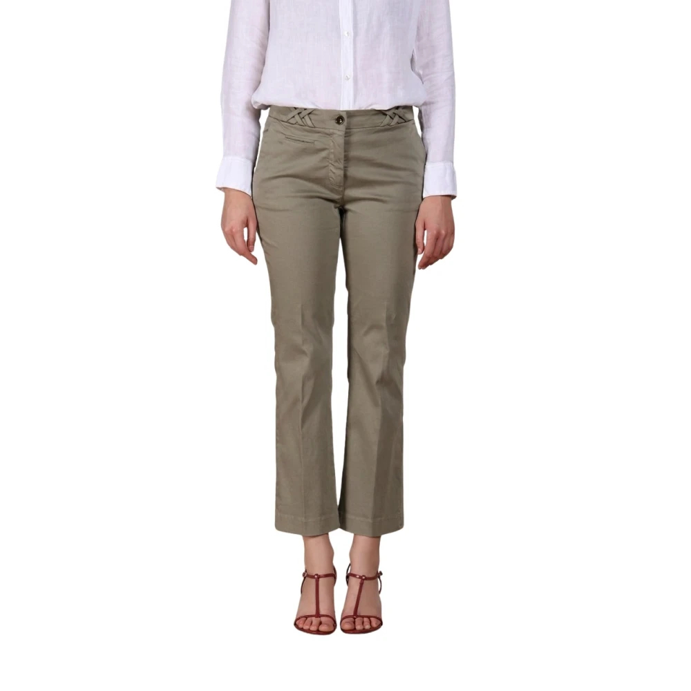 Mason's Damen Grün - New York Trumpet Chino Pants - Trousers - 2XS