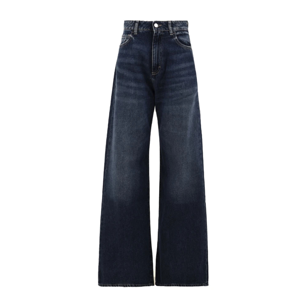 Icon Denim Damen Blau - Debby Mid-Rise Wide-Leg Jeans - Jeans - W28