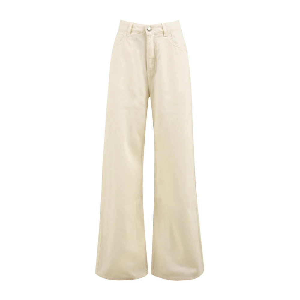 Icon Denim Damen Beige - Debby Wide Jeans - Jeans - W26