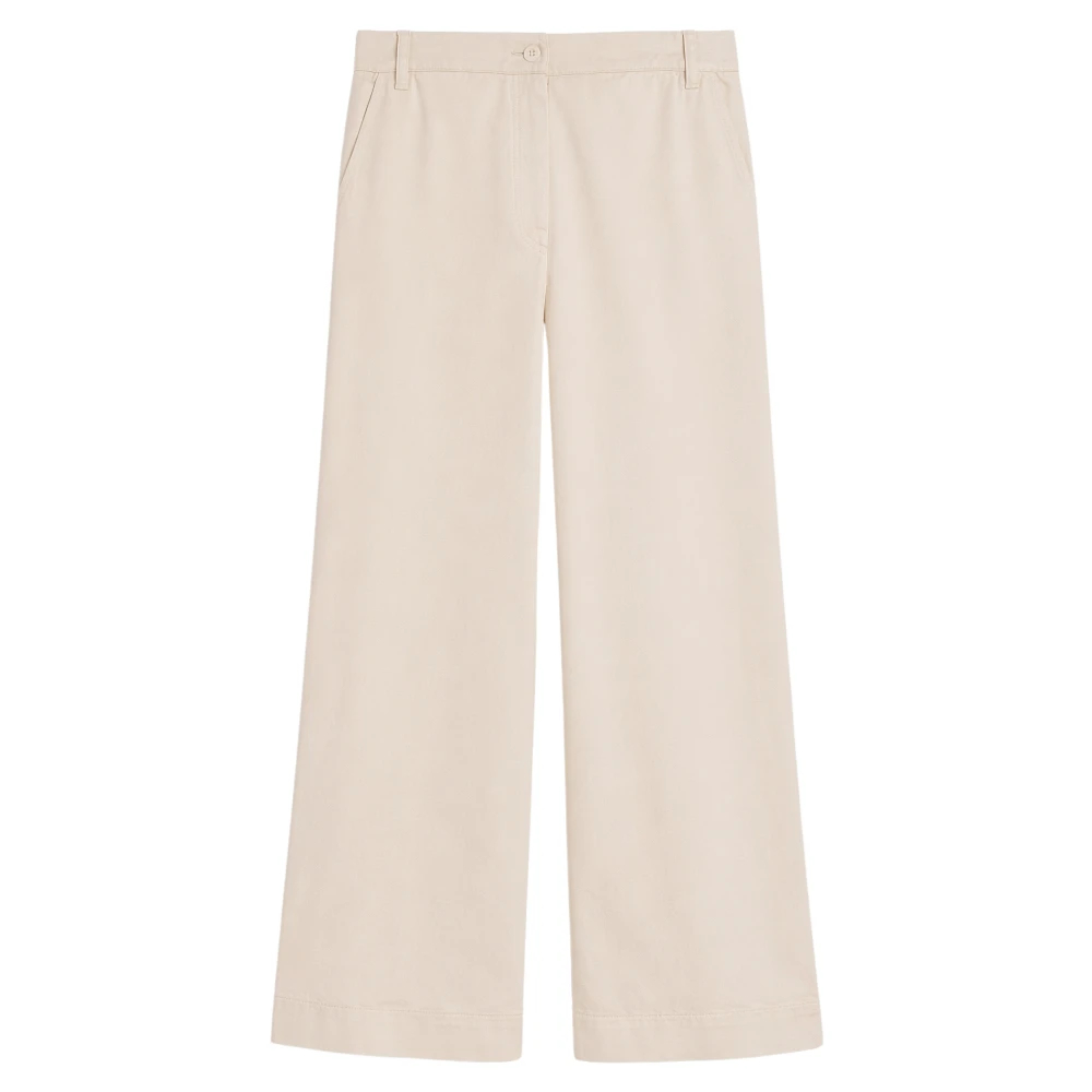 Weekend Max Mara Damen Beige - Wkdariete Wide Hosen - Trousers - 2XS