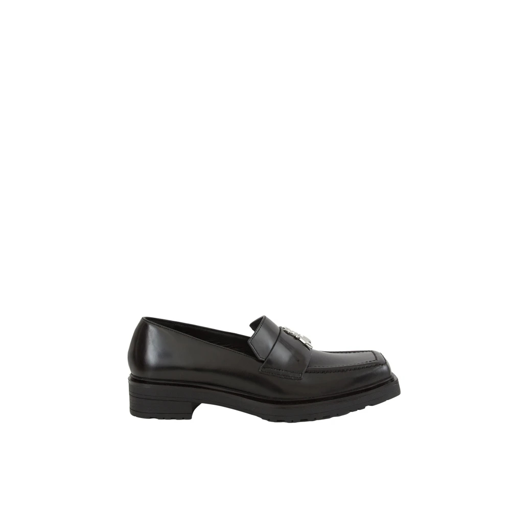 Patrizia Pepe Damen Schwarz - Loafer - Shoes - K - 39 Eu