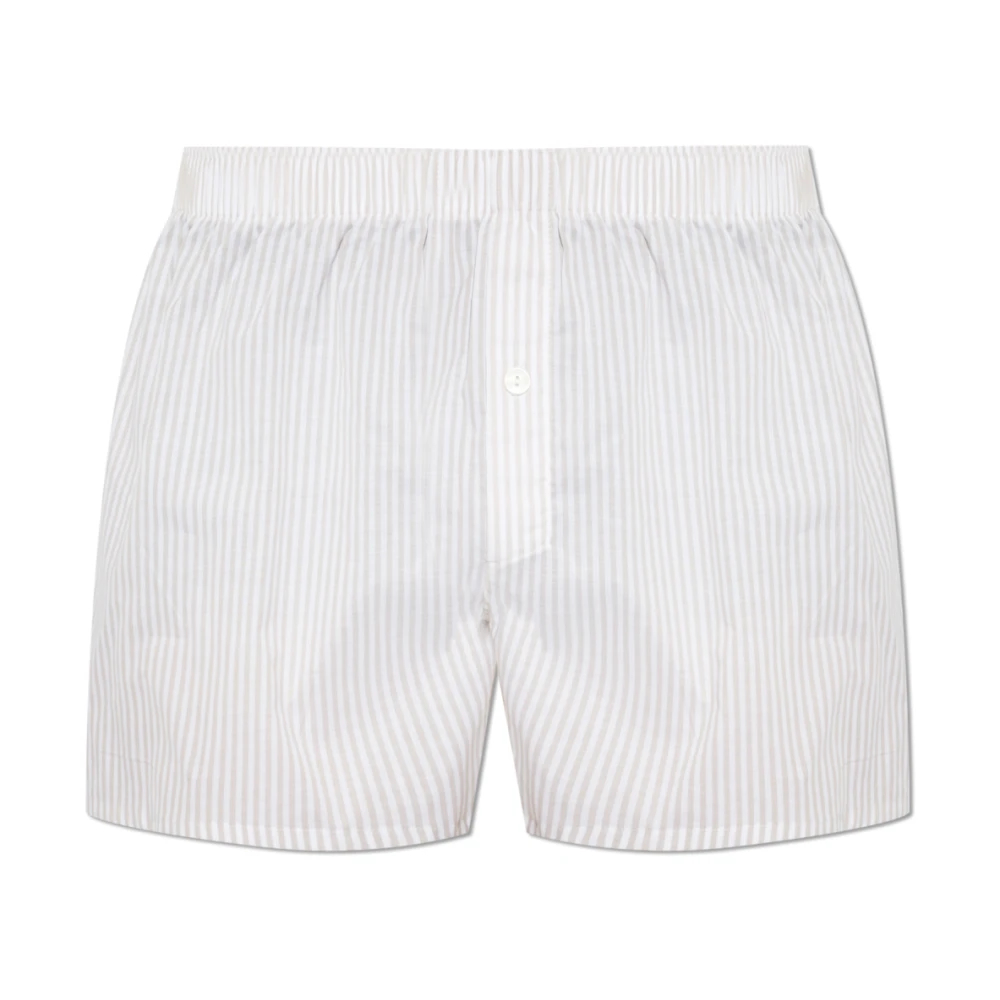 Hanro Herren Weiß - Fancy Gewebte Boxer - Underwear - 2XL