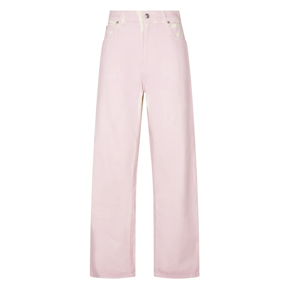 Marni Damen Rosa - High-Rise Wide-Leg Jeans - Jeans - S