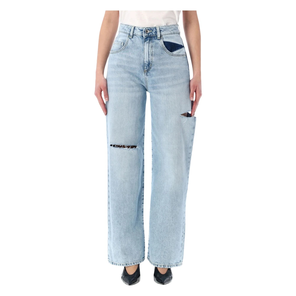 Icon Denim Damen Blau - Poppy Wide Leg Jeans - Jeans - W26