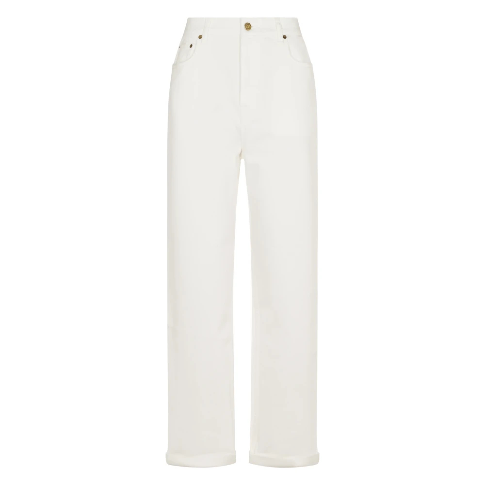 Golden Goose Damen Weiß - Kim Dyed Bull Denim Gerades Jeans - Jeans - W26