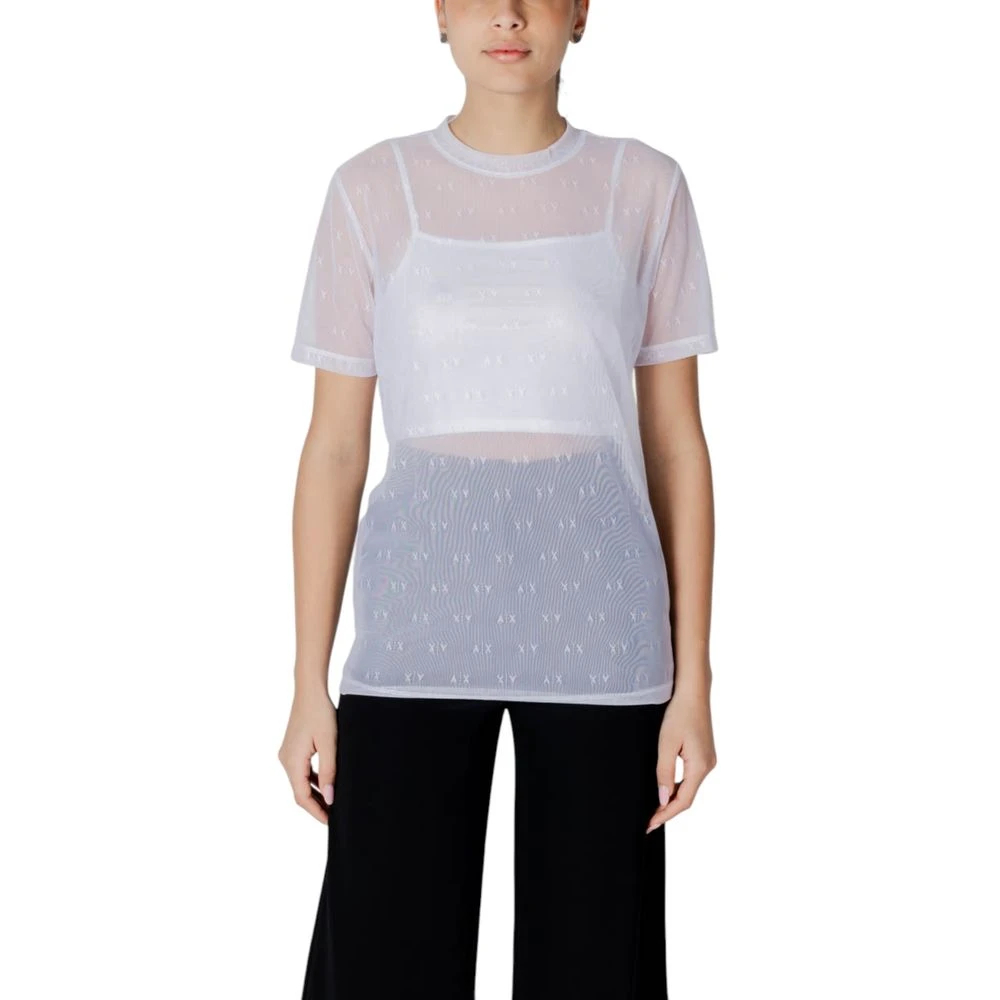 Armani Exchange , Damen, Oberteile, Weiß, M - Bild 6