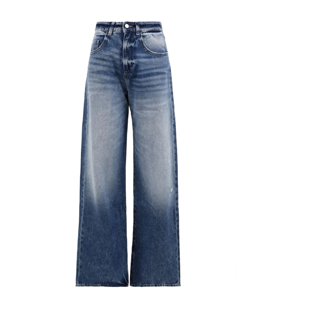 Icon Denim Damen Blau - Poppy Wide-Leg Jeans - Jeans - W26