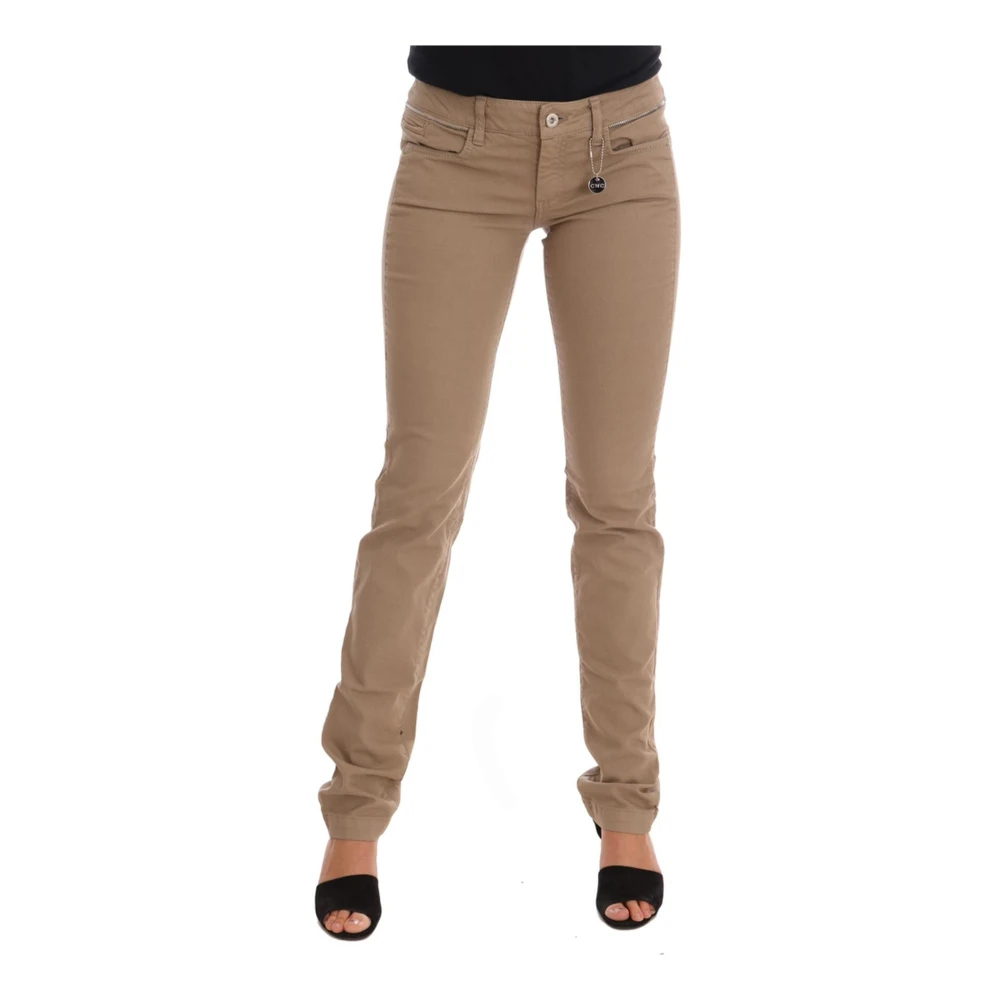 Costume National Damen Beige - Super Slim Fit Jeans - Trousers - W26