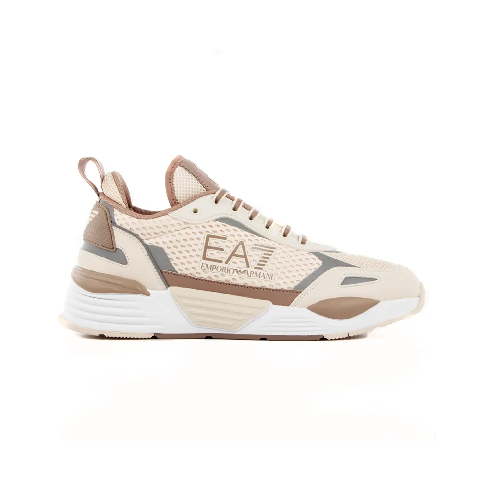 Ea7 Emporio Armani Herren Beige Sneakers Ace Runner Chunky - Bild 4