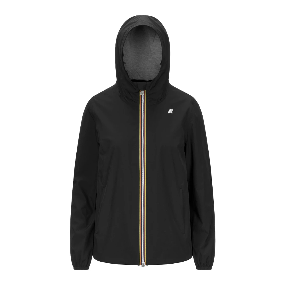 K-Way Damen Schwarz - Marguerite Stretch Poly Jersey Jacke - Jackets - K - L