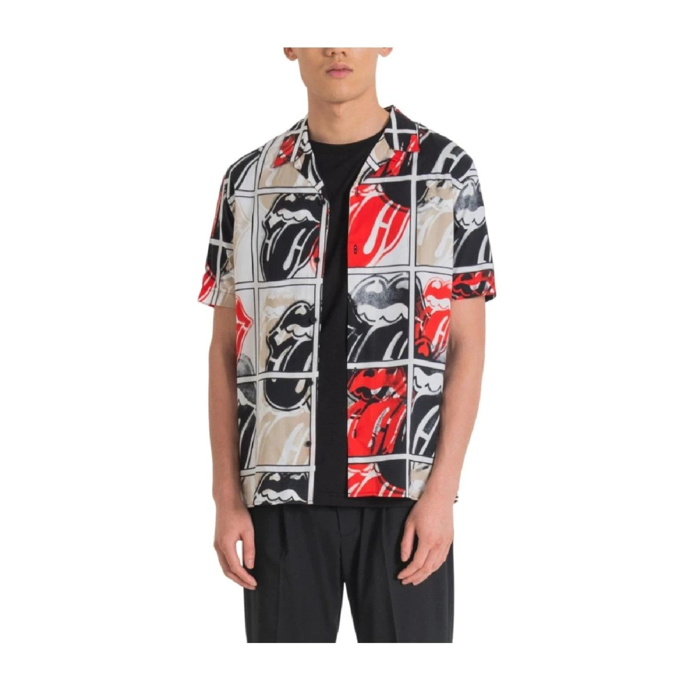 Antony Morato Herren Multicolor - Honolulu Regular Straight Hemd - Shirts - Mehrfarbig - S