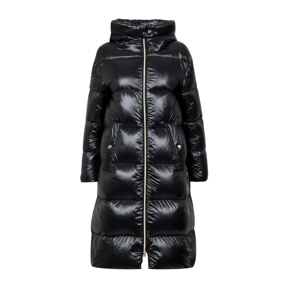 Herno Damen Schwarz - Parka In Nylon Ultralight - Coats - K -S