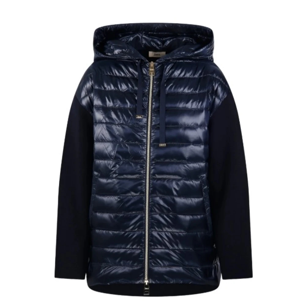 Herno Damen Blau - Ewige Ultraleichte Jacke Aus Baumwolle Und Nylon - Jackets - L
