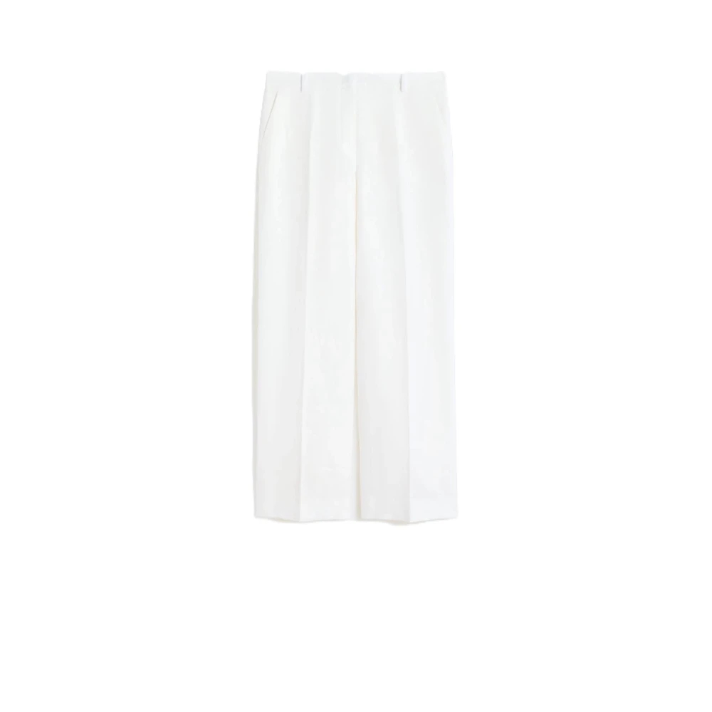 Weekend Max Mara Damen Weiß - Wkdmalizia Wide Hosen - Trousers - M