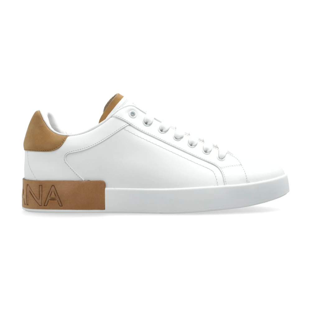 Dolce & Gabbana Herren Weiß - Sportschuhe Portofino Light - Shoes - 40 Eu