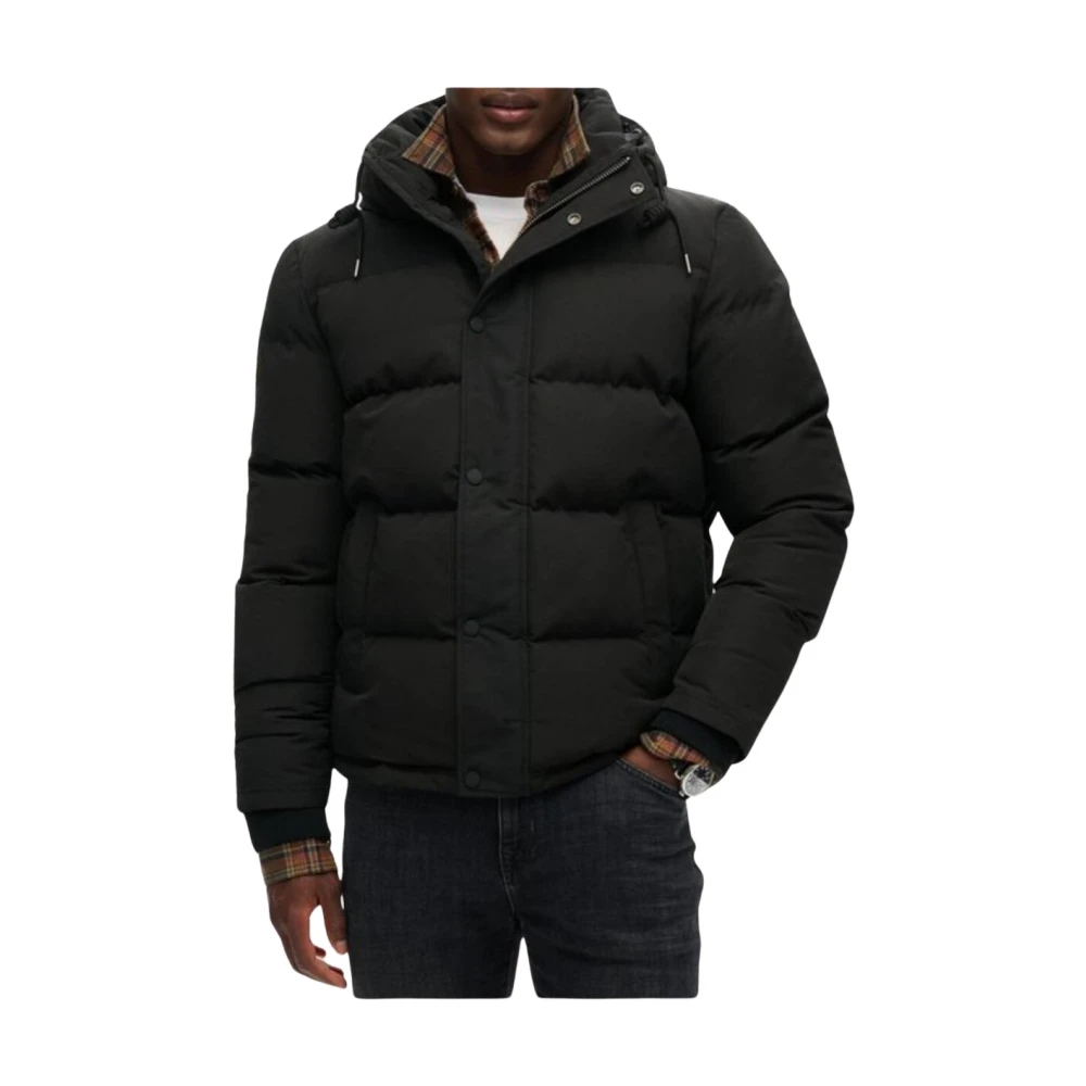 Superdry Herren Schwarz Kapuzenshirt Everest - Bild 3