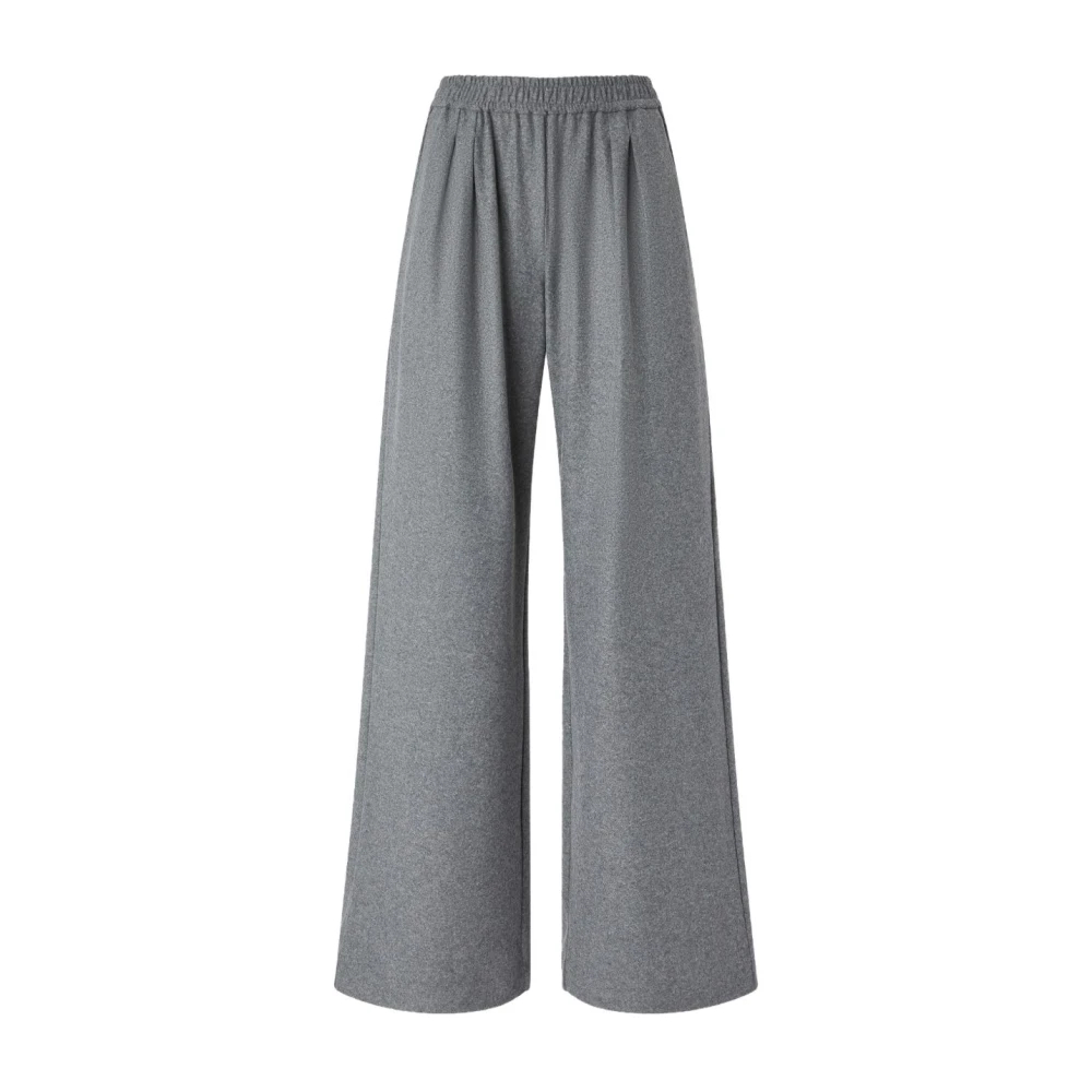 Pinko Damen Grau - Ramona Wide Hosen - Trousers - M