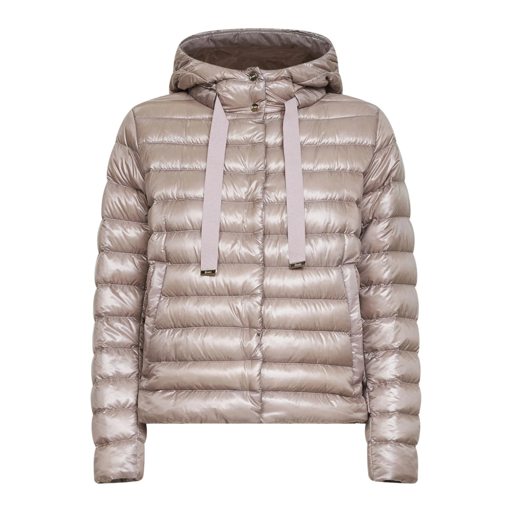 Herno Damen Rosa - Gesteppte Jacke Mit Kapuze - Jackets - 2XL
