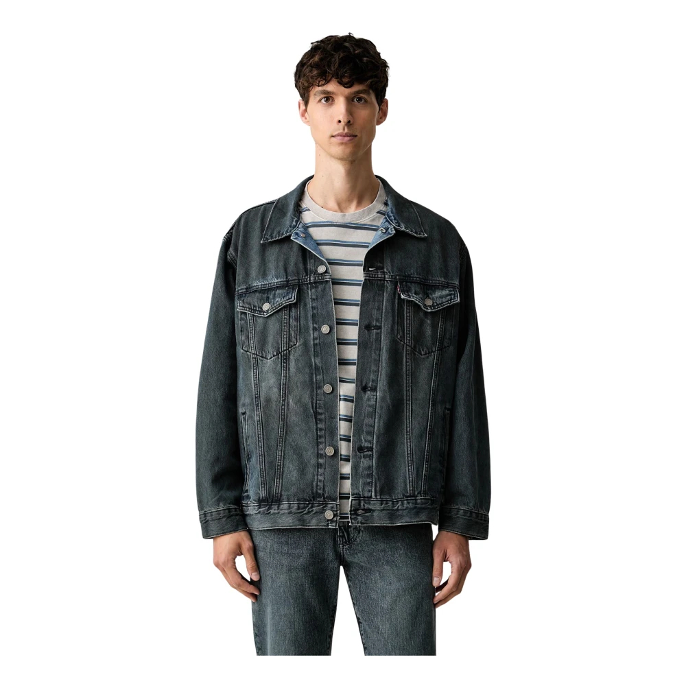 Levis, Herren, Leichte Jacken, Jeansjacke, Blau, (XL) - Bild 4