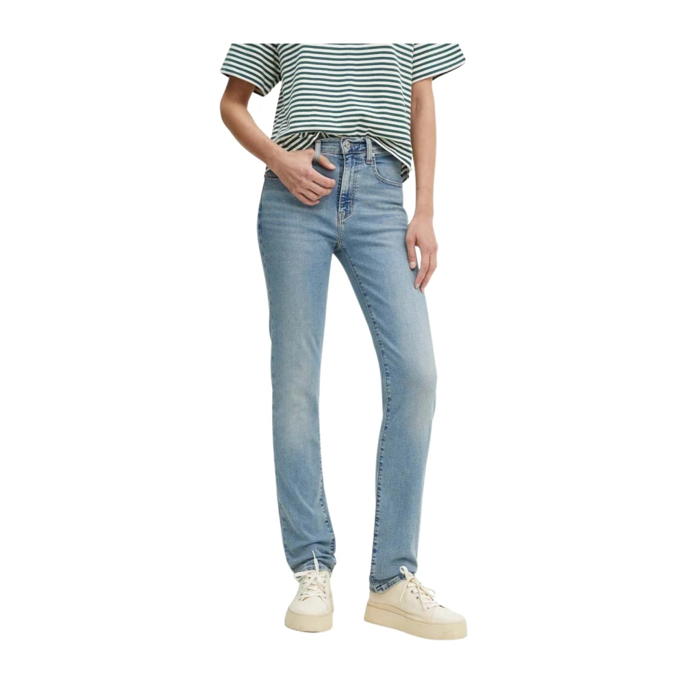 Levi's - 724 High Rise Straight - Jeans - Damen - Blau - W25 L32 - Bild 5