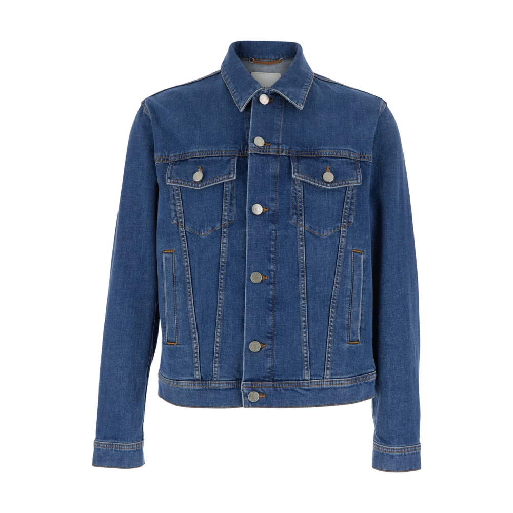 Jacob Cohën Herren Blau - Trucker Jacket - Jackets - Xl