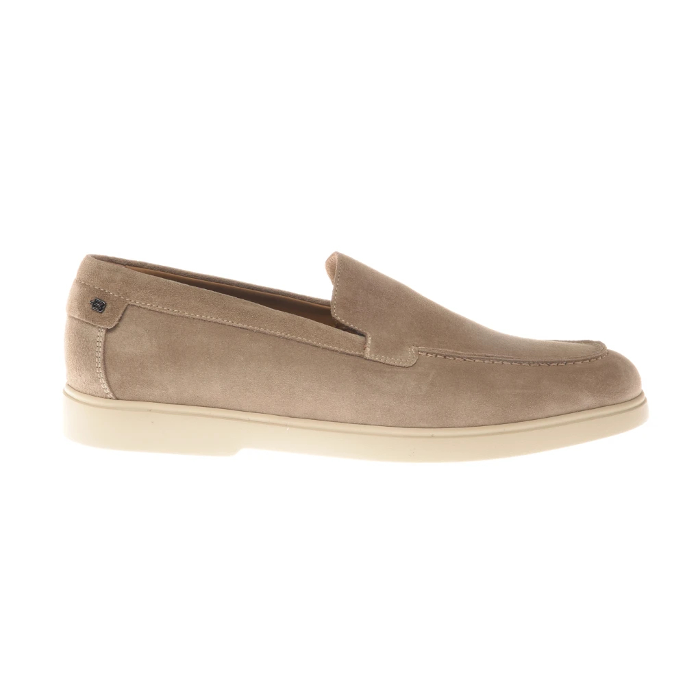 Baldinini Herren Beige - Loafer In Suede - Shoes - 41 Eu