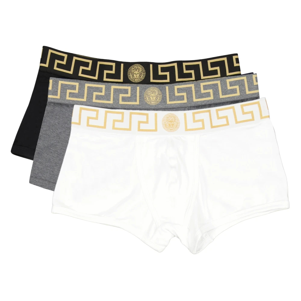 Versace Herren Multicolor - Greca Border Trunks 3Er-Pack - Underwear - Mehrfarbig -2Xl