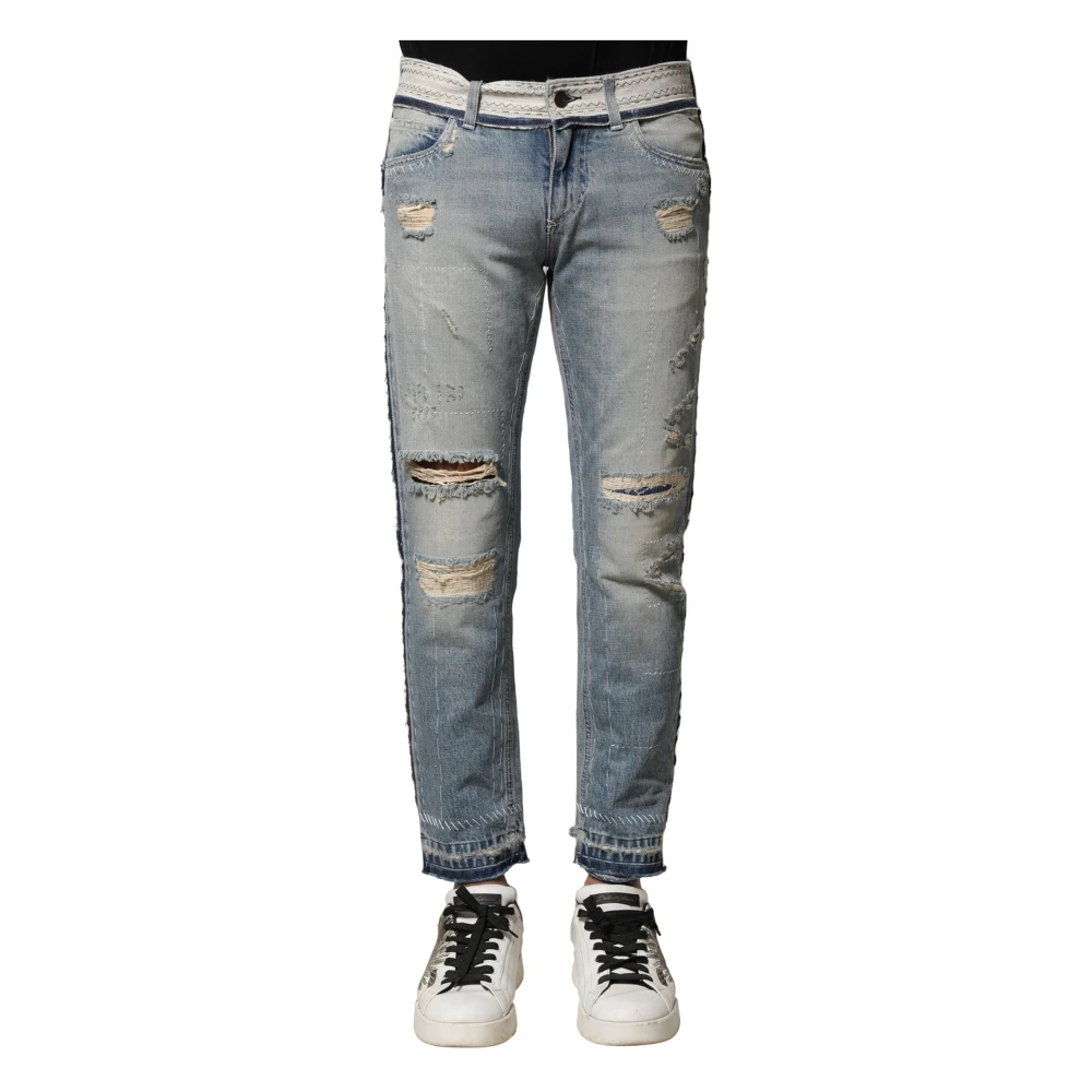 Dolce & Gabbana Herren Blau - Wunderschöne Straight Denim Jeans - Jeans - Xs