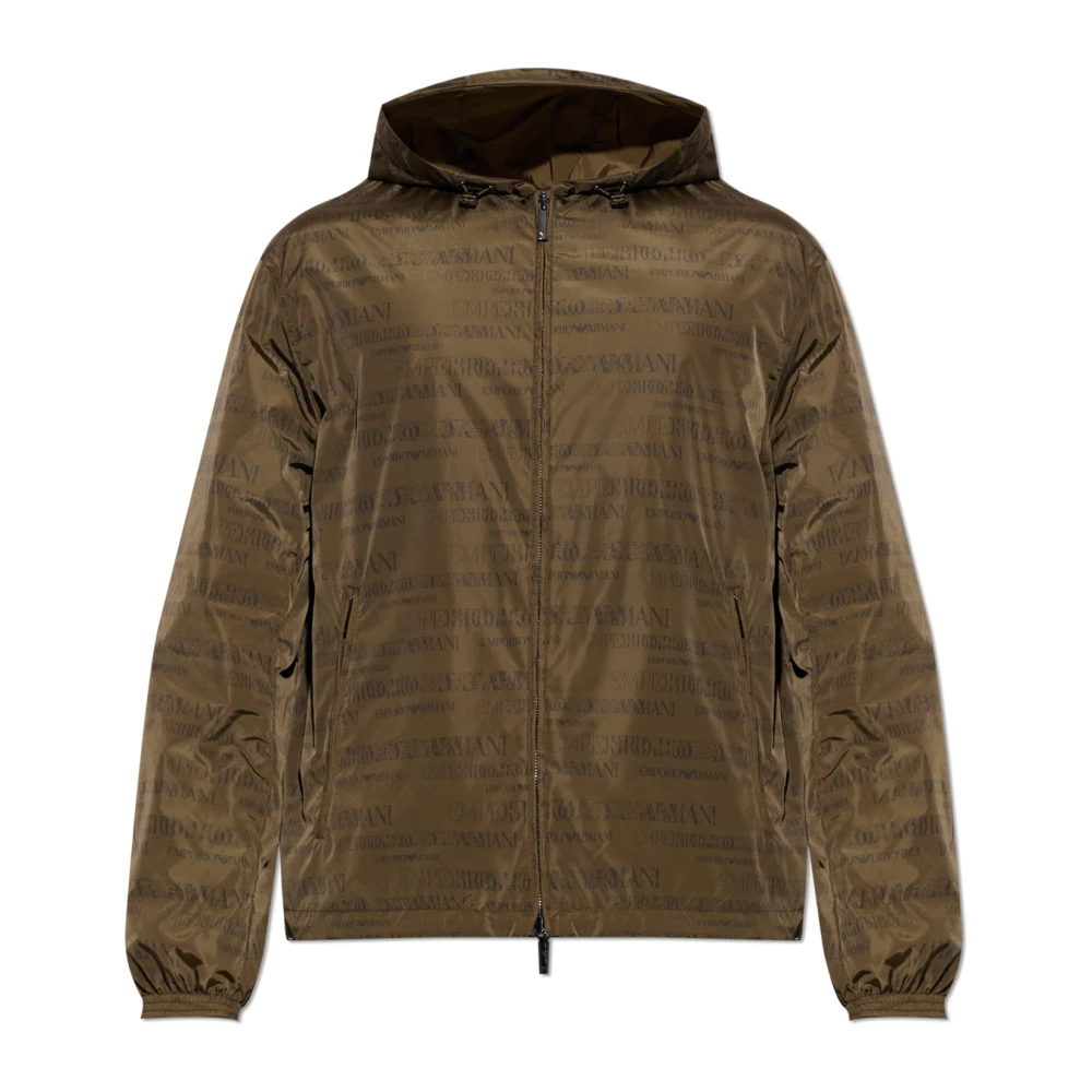 Emporio Armani - Wendbare Kapuzenjacke - Jackets - Herren - Grün - Xl