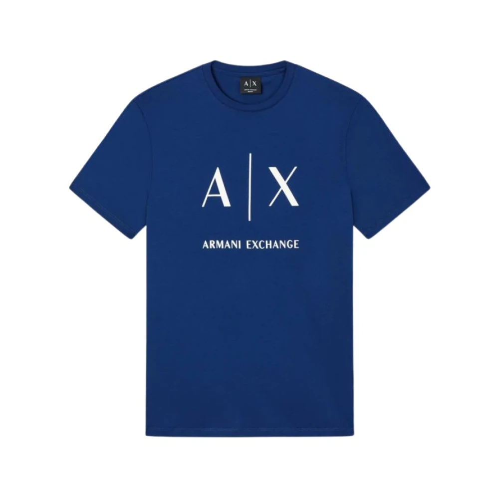 Armani Exchange Herren Blau - Slim Fit T-Shirt - Tops - S