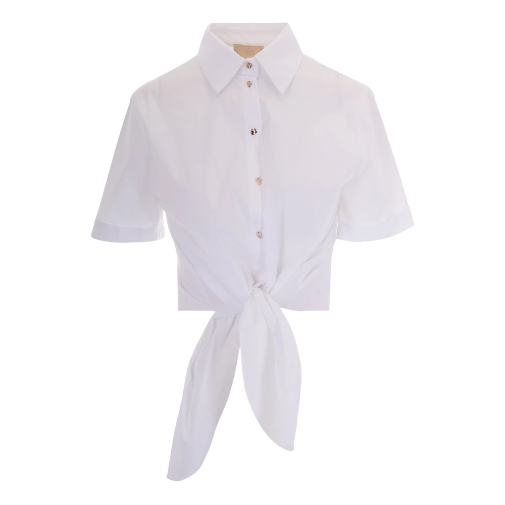 Liu Jo Damen Weiß - Structured Poplin Shirt - Blouses & Shirts - S
