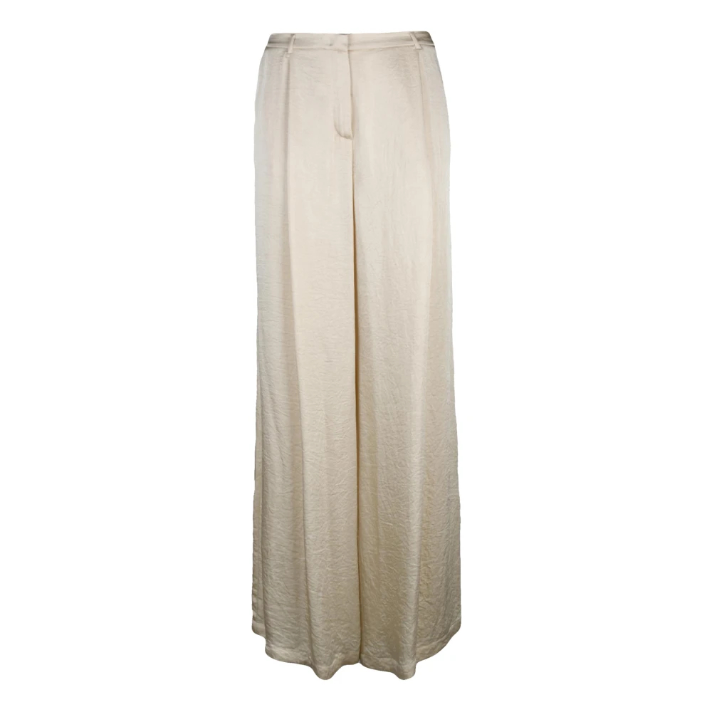Marella Damen Beige - Silicio Wide Hosen - Trousers - L