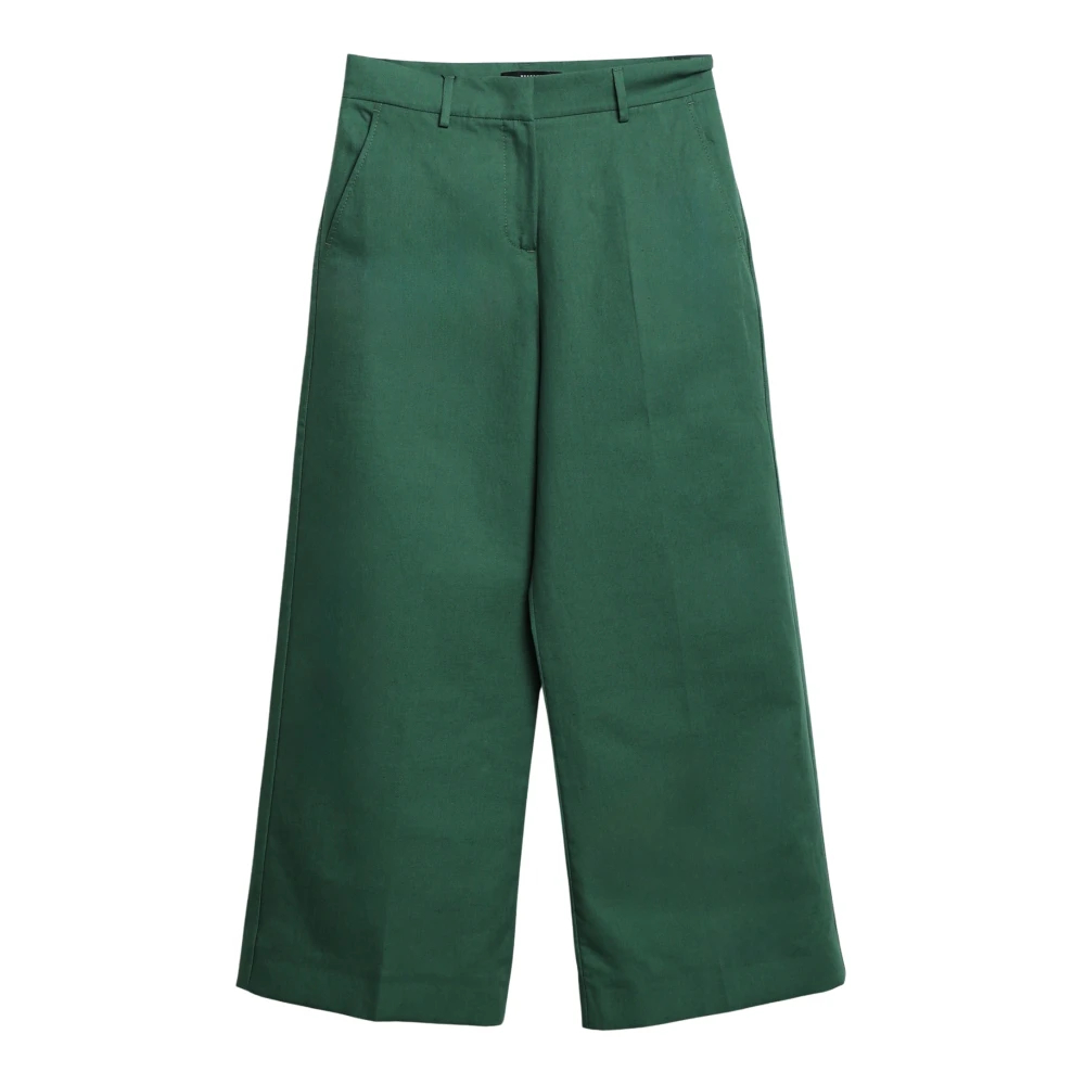 Weekend Max Mara Damen Grün - Zircone Wide Hosen - Trousers - 2XL