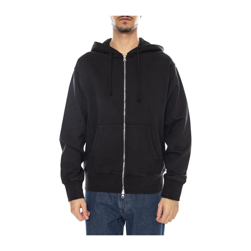Levi's - Authentisches Sweatshirt Mit Durchgehendem Reißverschluss - Sweatshirts & Hoodies - Herren - Schwarzk - Xl - Bild 5