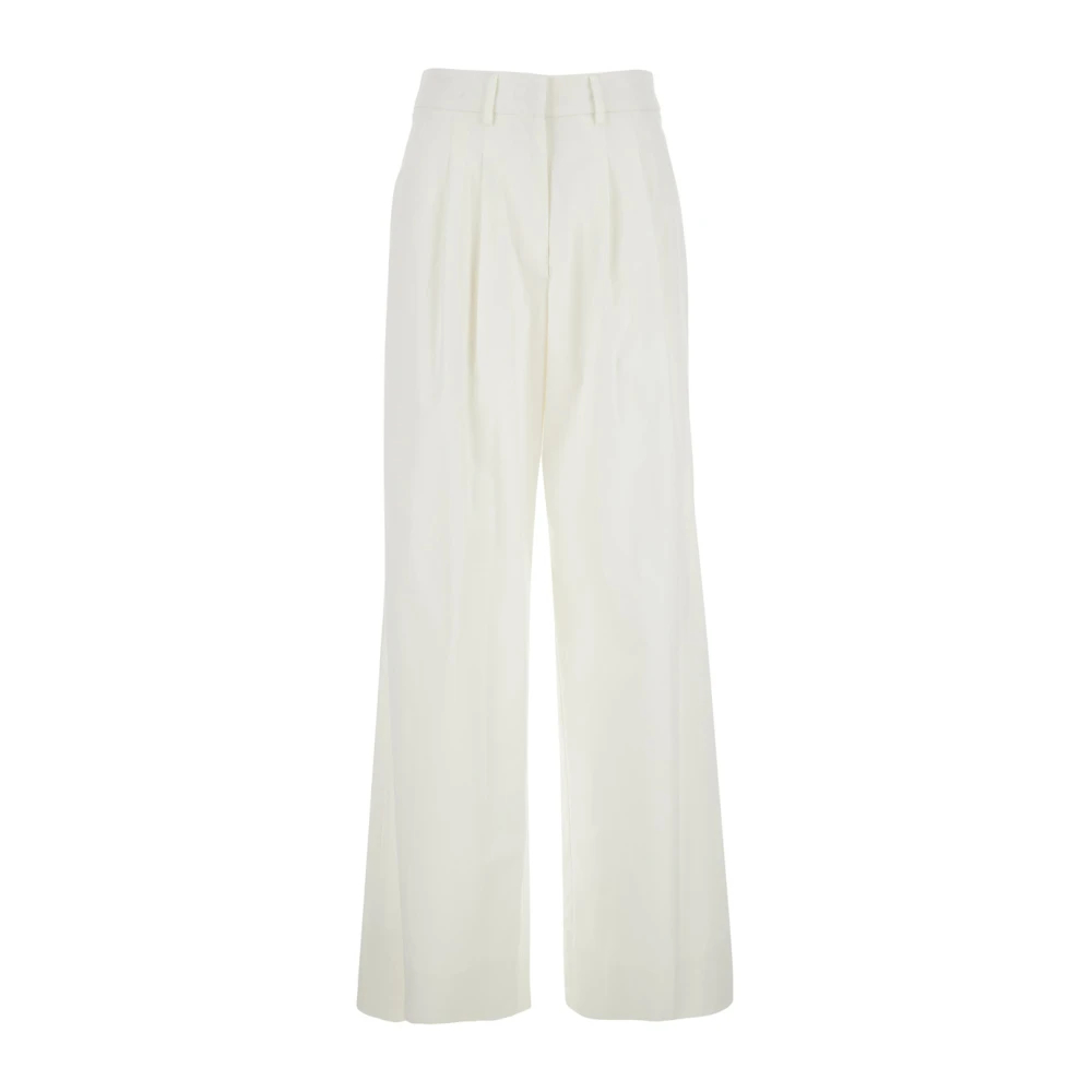 Pt Torino Damen Weiß - Frankie Wide Hosen - Trousers - L