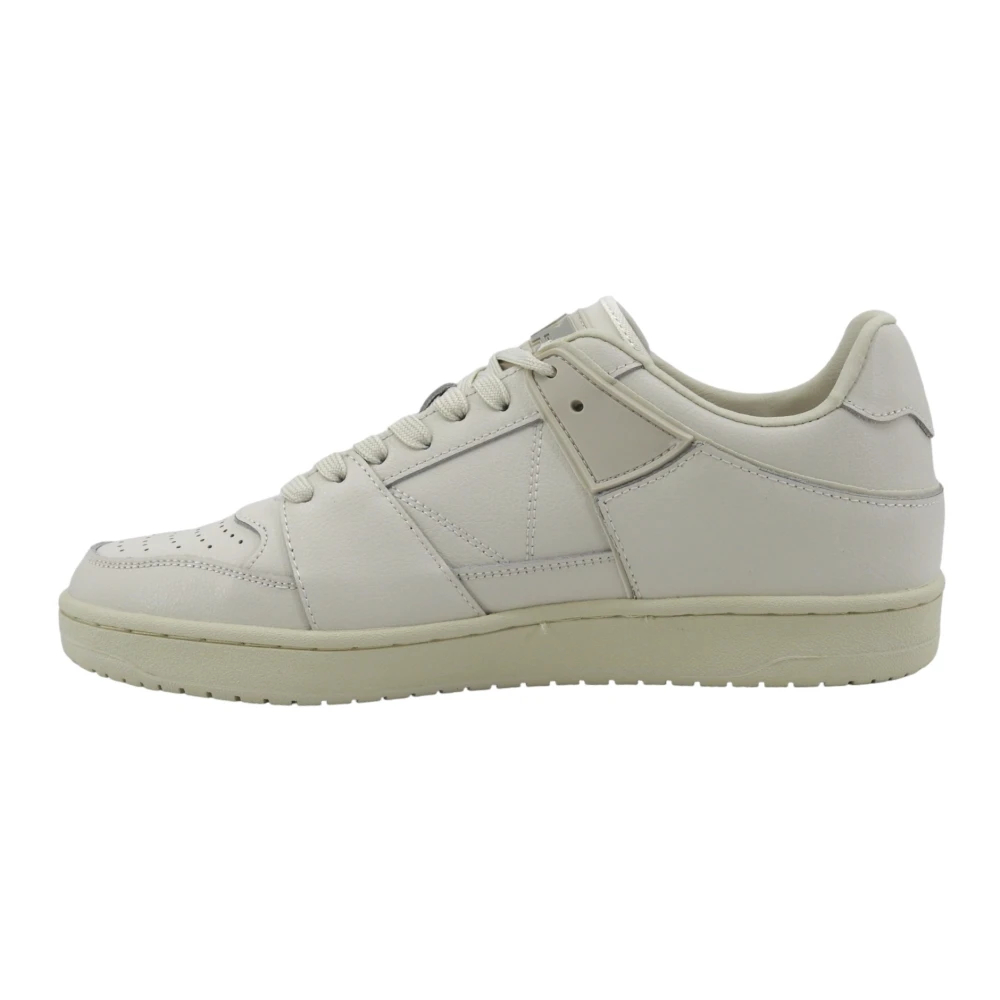 Guess - Sava Mid Mixed-Leather High-Top Sneakers - Shoes - Herren - Weiß - 44 Eu - Bild 3