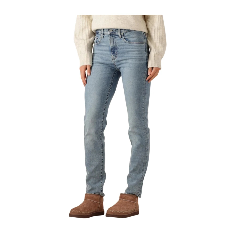 Levi's - 724 High Rise Straight - Jeans - Damen - Blau - W25 L32 - Bild 3