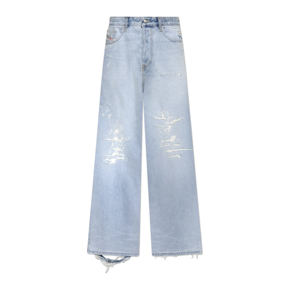 Diesel Herren Blau - D-Rise Wide Leg Jeans - Jeans - W31 L30