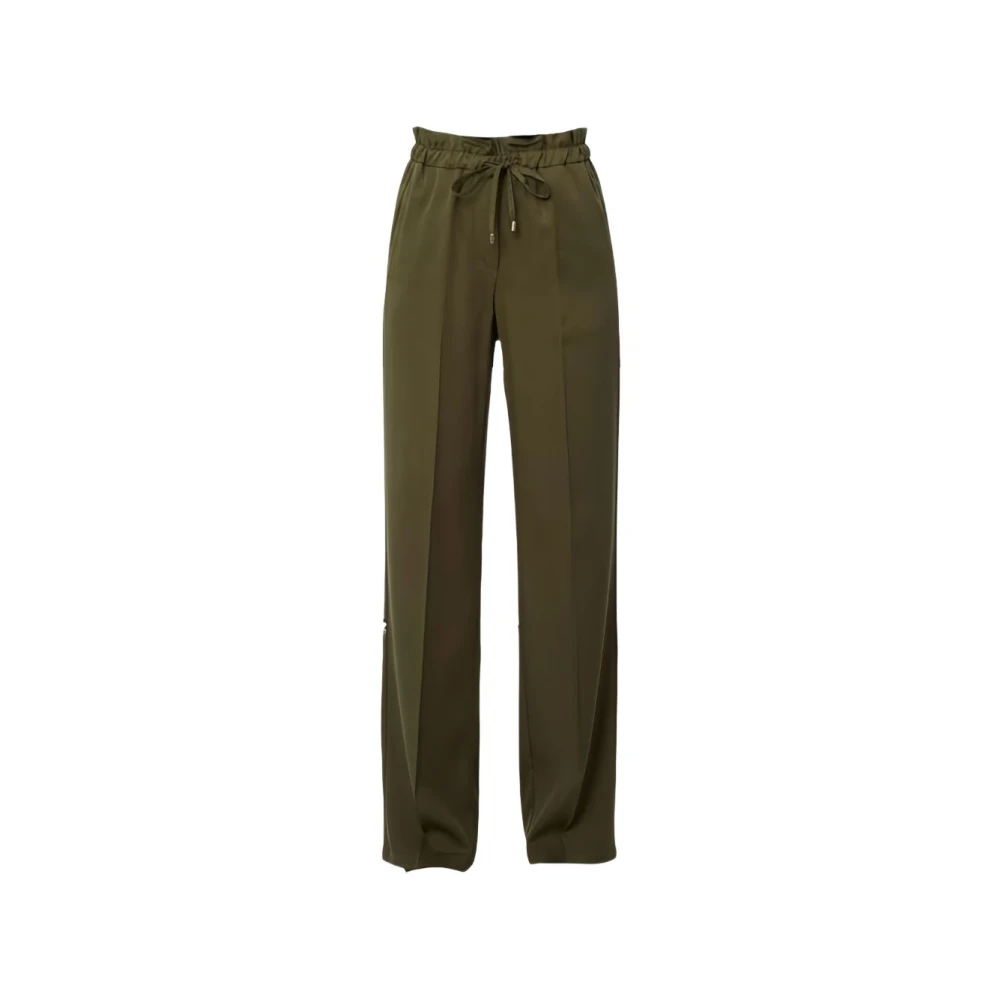Liu Jo Damen Grün - Drawstring Wide Hosen - Trousers - M